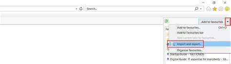 exportar favoritos internet explorer, Come importare i preferiti in internet explorer