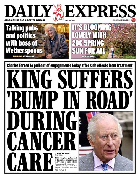 express online uk newspaper, Express uk online newspaper stock photo