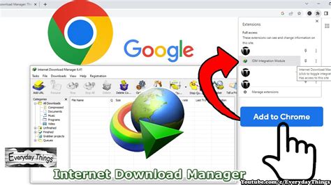 extension idm pour google chrome, How to update google chrome integration idm