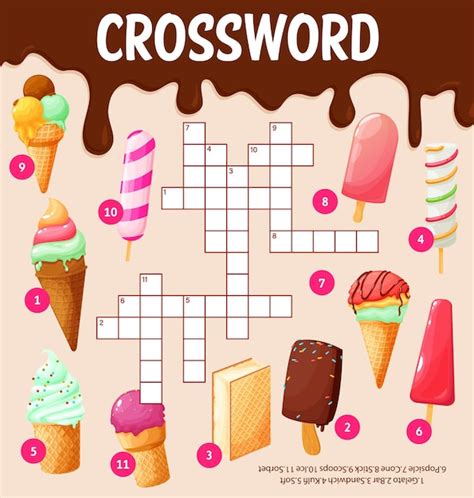 extravagant ice cream dessert crossword clue