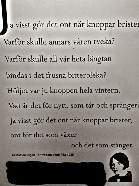 följs av dagens dikt