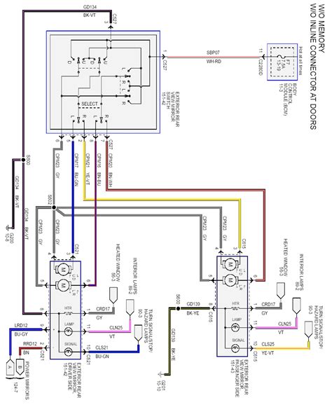 f250 7 3l wiring diagram heated mirrors 