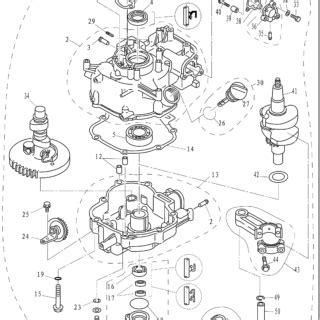 f414 engine part diagram labeled 