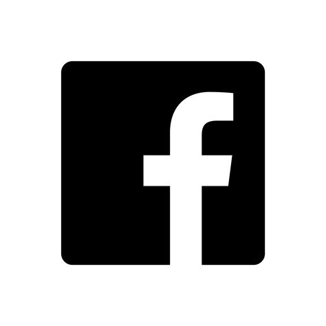 facebook logo icon black, Facebook logo black vector can. Black facebook logo vector