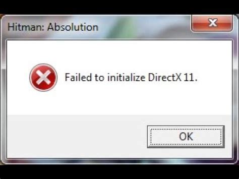 fail to initialize directx 11, Directx initialize fail easily fix. How to easily fix fail to initialize directx error