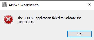 fail to validate connection, Fluent application fail to validate the connection. Fluent application fail to validate the connection