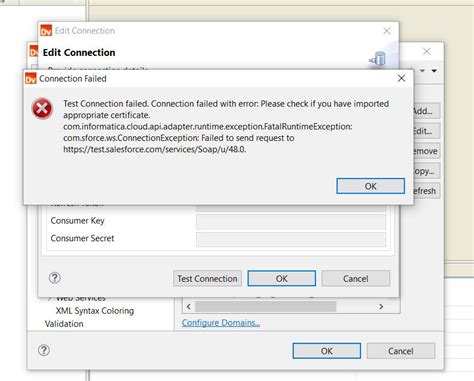 failed to get connection informatica, Failed connection internet check try again. How to fix secure connection failed error in firefox [solved]