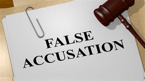 false accusation of murder