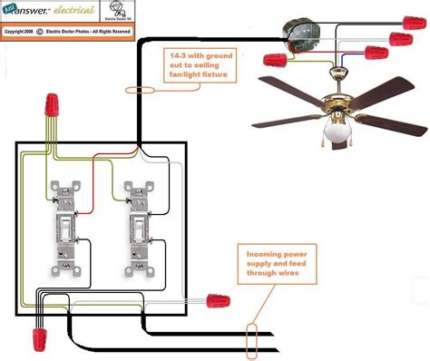 fan switch light wiring diagram 