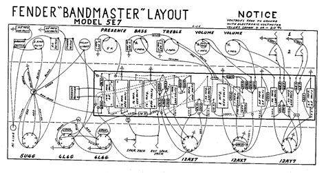 fender bandmaster wiring diagram 