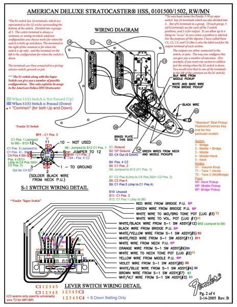 fender support wiring diagrams 