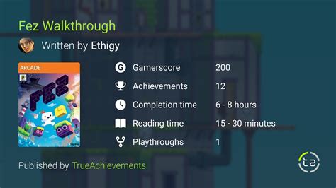 Fez Game Walkthrough