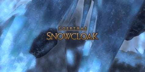 Ffxiv Snowcloak Walkthrough