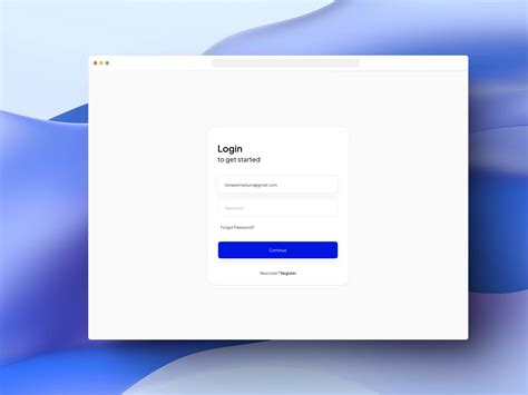 Figma Login Template