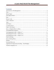 file management pdf docx, Lesson 3 windows file management