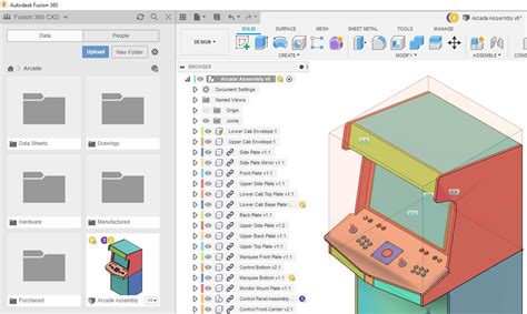 file structure fusion 360, 