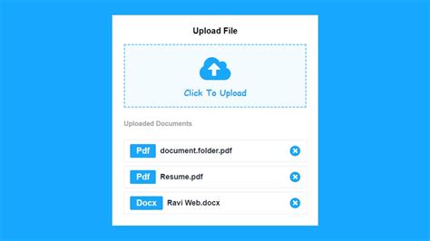 file upload html/css with additional information, File upload with progress bar in html css javascript