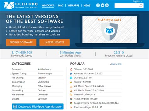 filehippo 64 bit software, Top 25 best software download sites to download free software. Software filehippo sites version pc
