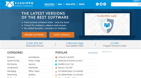 filehippo software for windows 10, Top 25 best software download sites to download free software. Software filehippo sites version pc windows