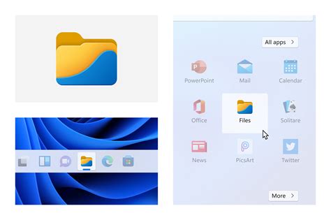 files app windows logo, Windows app logo