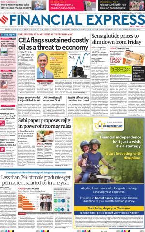 financial express newspaper, Express financial newspaper india. The financial express newspaper subscription