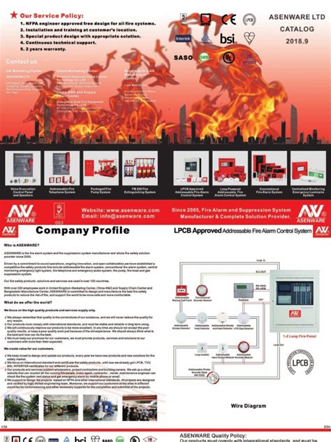 Fire Alarm Catalogue