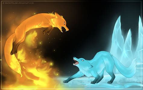 fire and ice fox