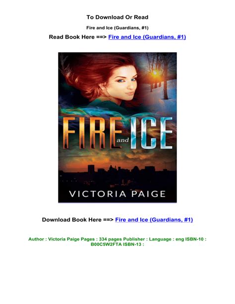 fire and ice victoria paige