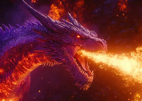 fire breathing dragon