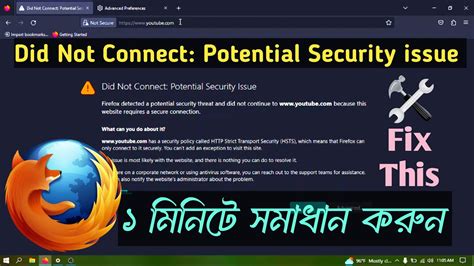firefox did not connect security issue, From past week or so i am getting this 
