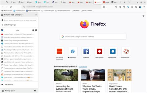 firefox extension that allows group tabs, Firefox extensions sidebar groovypost. 5 extensions to organize your firefox tabs quickly and easily