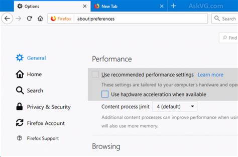 firefox hardware acceleration config, Blurry fonts in firefox? try anti-aliasing tuner. How to enable or disable hardware acceleration in firefox