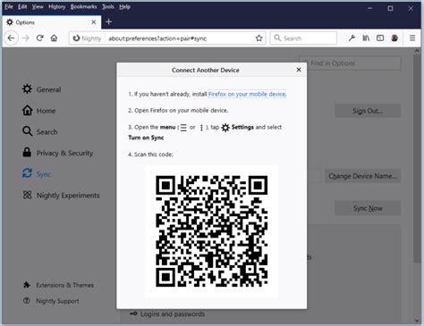 firefox pair qr code, Can i use firefox to scan a qr code and automatically pair it with my. Firefox for android
