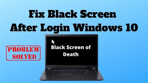 fix it microsoft windows 10 black screen, How to fix a black screen in windows 10 (2023)