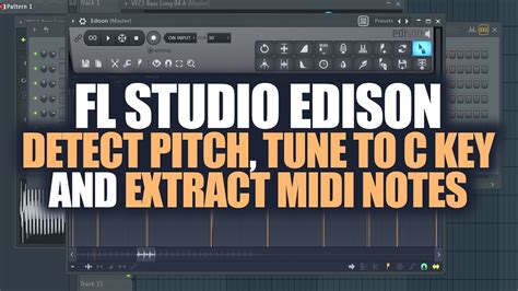 fl studio edison detect pitch, How to use edison in fl studio 20. Edison studio fl