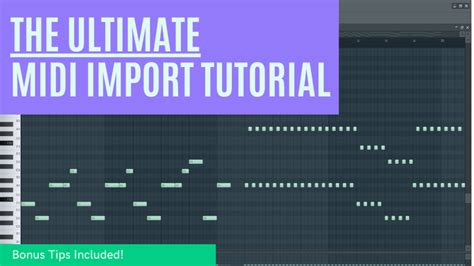 fl studio import midi data, Fl studio explained: midi import/export