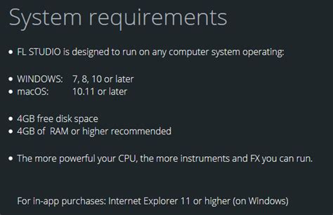 fl studio spec requirements, Light downloads: fl studio producer edition. Is fl studio fruity loops
