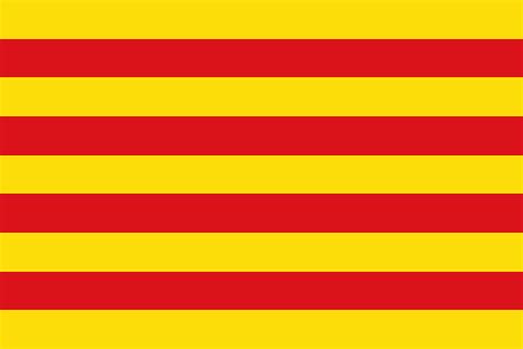 flagga katalonien