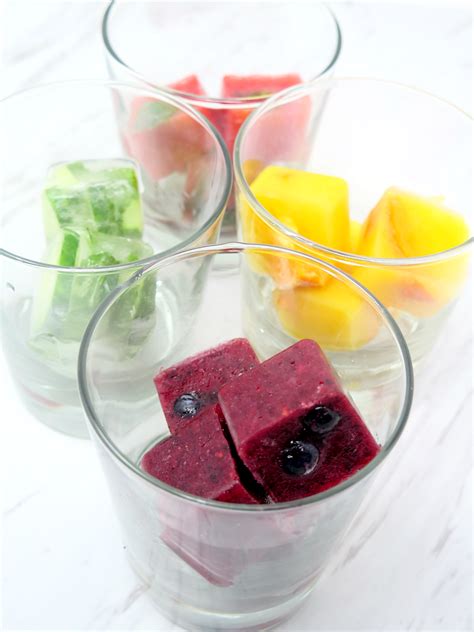 flavored ice cubes
