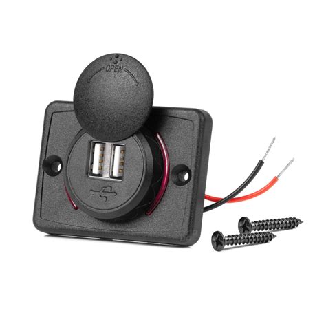 flush mount usb charging port, Flush mount usb charging port dash cam cigarette lighter adapter
