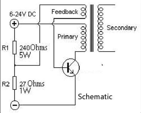 flyback transformer circuit diagram 