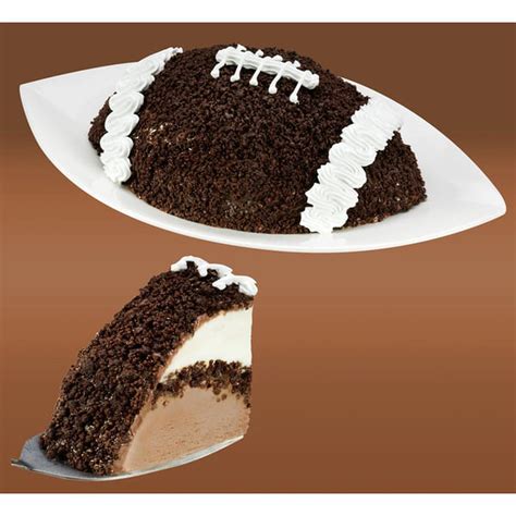 football ice cream cake