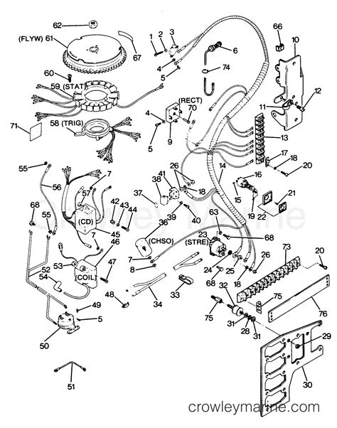 force outboard motor parts diagram 