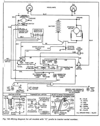 ford 1600 wiring diagram 
