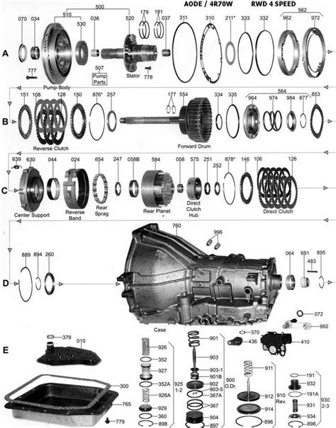 ford 4r70w diagram 