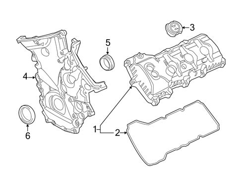 ford 5 8 timing cover diagram 