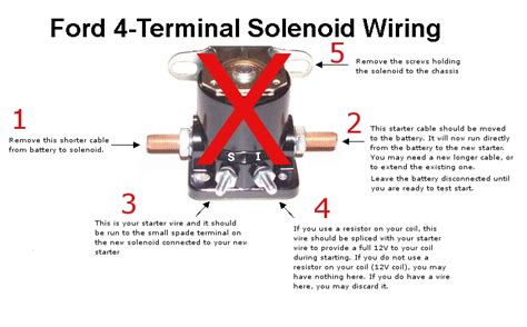 ford bronco starter solenoid wiring 