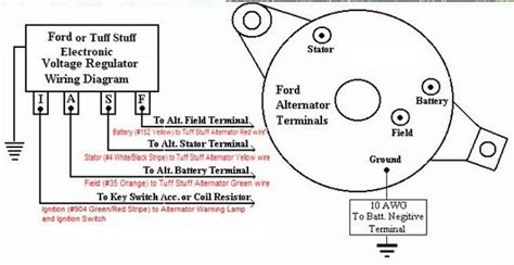 ford diode voltage regulator wiring 