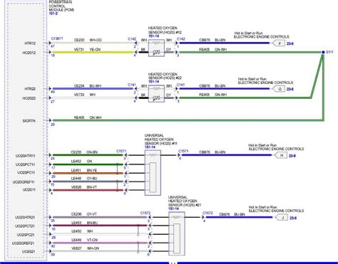 ford f 150 o2 sensor wiring diagram 