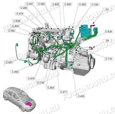 ford fusion engine diagram 